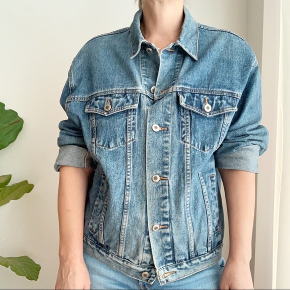 Vintage Jackets & Blazers - Vtg Nevada Blue Jean Jacket Unisexe Cotton L